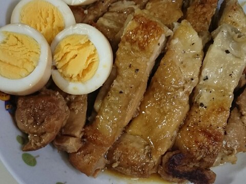 鶏むね肉の甘酢煮込み